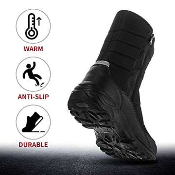 SILENTCARE Waterproof Winter Snow Boot for All