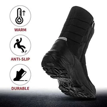 SILENTCARE Waterproof Winter Snow Boot for All