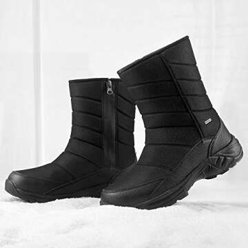 SILENTCARE Waterproof Winter Snow Boot for All
