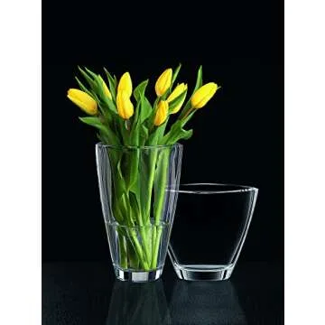 Nachtmann Carre 9.8-Inch Crystal Vase
