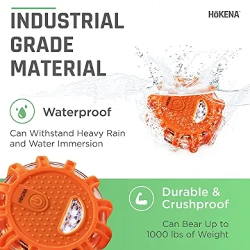 HOKENA 11 Piece LED Road Flares Emergency Kit