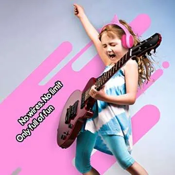 Gorsun Kids Bluetooth Headphones with Cat Ears, Safe & Comfortable