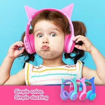Gorsun Kids Bluetooth Headphones - Fun & Durable