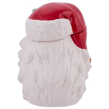 Vibrant Transpac Santa 11.75 Inch Cookie Jar for Holidays
