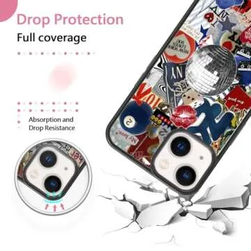 Axulimin Cute Trendy New York Coquette Collage Aesthetic Phone Case for iPhone 16 15 14 13 12 11 8 7 XR X XS Pro Max Plus Mini SE Case for Teen Girls Women Kids Girls