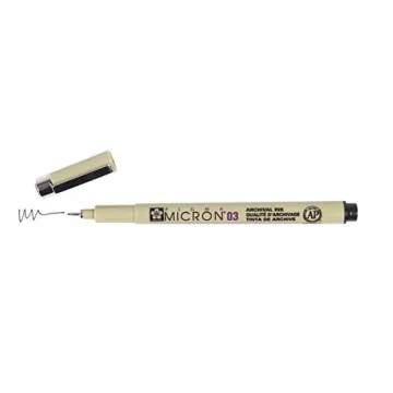 Sakura Pigma Micron Fineliners 0.3mm Black Pack of 3