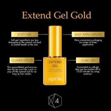 Apres Gel-X Liquid Essentials Set - Extend Gel, pH Bonder, Acid-Free Gel Primer, Gel-X Prep Tip Primer