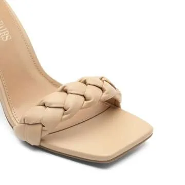 DREAM PAIRS Women's High Block Heel Sandals for Parties