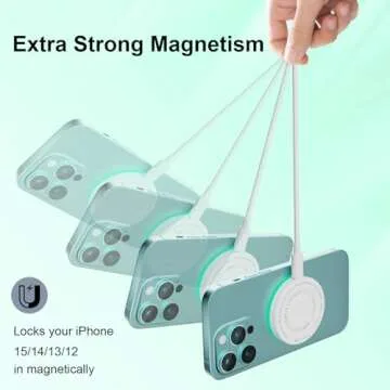 MagSafe Charger 2Pack Fast Wireless 15W Magnetic Charger