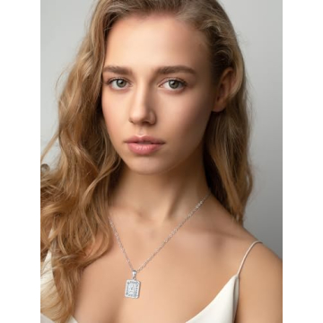 U7 Personalized Initial Necklace for Men and Women