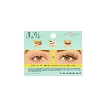 Ardell Active Lashes Pump’n - Long-Lasting False Eyelashes, Sweat-Resistant, Reusable Strip Lashes for Active Lifestyles, 1 Pair