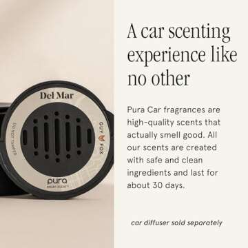 Pura Car Scent Refill - Luxurious Citrus Fragrance