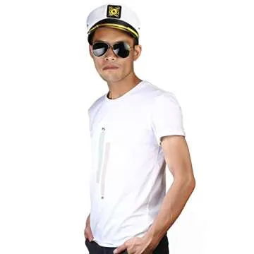 Beelittle Yacht Captain Hat Costume Accessories Set