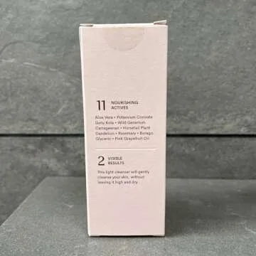 FLEUR & BEE Face Wash | 100% Vegan & Cruelty Free | Non Drying, Gentle, Daily Use | Dermatologist Tested Facial Cleanser with Natural and Organic Ingredients | So Clean (3.7 Fl Oz)