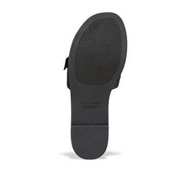Cole Haan Women's Charlotte Slide Sandal, Black Leather, 10