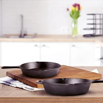 Cuisinel Cast Iron Skillet Set for All Cooking Needs