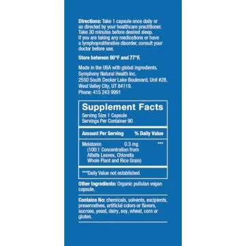 Herbatonin 0.3mg Natural Plant Melatonin for Sleep Aid