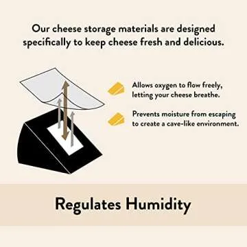 Formaticum Cheese Storage Bags - Wax Paper Bags to Keep Cheese or Charcuterie Fresh - Professional Grade Cheese Paper for Wrapping Cheese - Porous Brown Paper Bags From France - 6.25 x 11 (15 Pack)