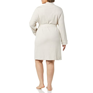 Amazon Essentials Women's Waffle Mid-Length Robe for Comfort