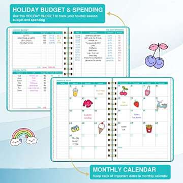 Budget Planner - Budget Book with Bill Organizer and Expense Tracker, 6.1" x 8.25", 12 Month Undated Finance Planner/Account Book to Take Control of Your Money, Start Anytime - Green