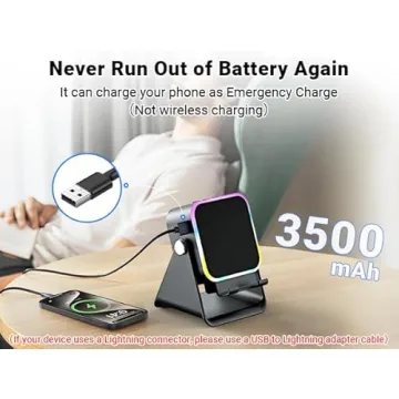 Induction Speaker with Phone Stand 5-in-1 Wireless Audio