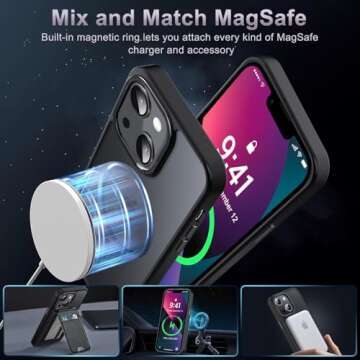 Newfuture iPhone 13 & 14 Magnetic Case - Slim Design with 13 FT Drop Protection