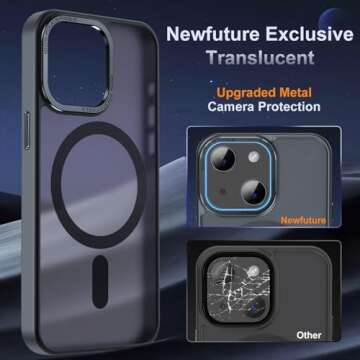 Newfuture Magnetic Case for iPhone 13 & 14 - Durable Protection