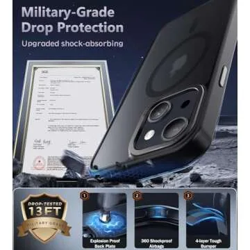 Newfuture Magnetic Case for iPhone 13 & 14 - Durable Protection