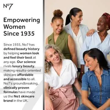 No7 Lift & Luminate Dual Action Cleansing & Exfoliating Face Wash - Gentle Face Exfoliator with Vitamin C, E & B5 - Deep Pore Cleanser for Dull & Uneven Skin Tone (3.3 Fl Oz)