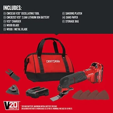CRAFTSMAN V20 Cordless Multi-Tool Kit for DIY Enthusiasts
