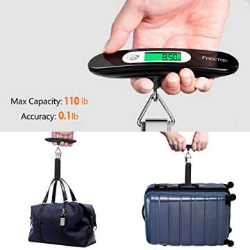 FREETOO Luggage Scale Portable Digital Hanging Scale for Travel, Suitcase Weight Scale with Superior...