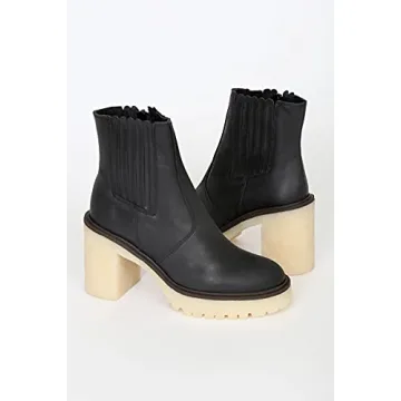 Women’s Cozy Chunky Block Heel Chelsea Ankle Boots