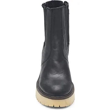 Women’s Cozy Chunky Block Heel Chelsea Ankle Boots