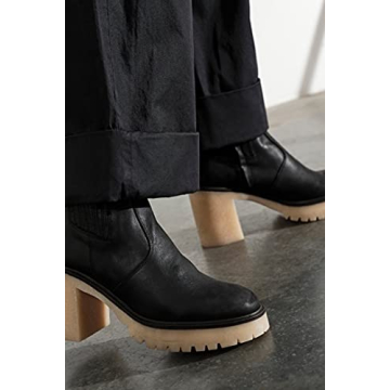 Women’s Cozy Chunky Block Heel Chelsea Ankle Boots