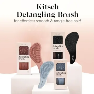 Kitsch Detangler Brush for All Hair Types - No Pain