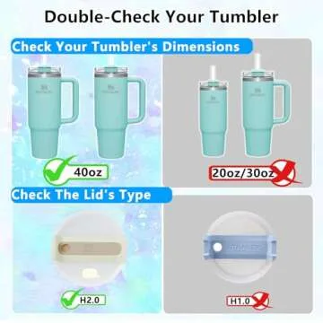 ToBeAce 24 Pcs Sublimation Name Plate Blanks Acrylic, 3.2"x1.3" for Stanley 40 oz Tumbler H2.0, Sublimation Topper Personalized Name Tag for Customized Stanley Cup, Rectangle Round Hole (NOT 30/20 oz)