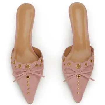 Mattiventon Pink Kitten Heels for Women Stylish and Comfortable