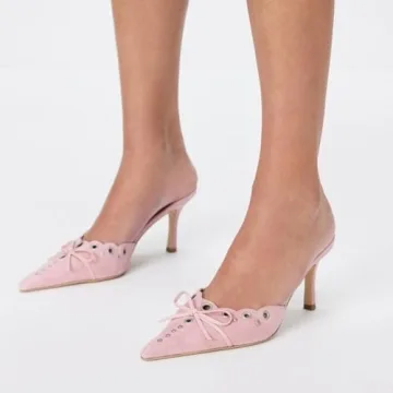 Mattiventon Pink Kitten Heels for Women Stylish and Comfortable