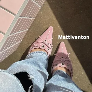 Mattiventon Pink Kitten Heels for Women Stylish and Comfortable