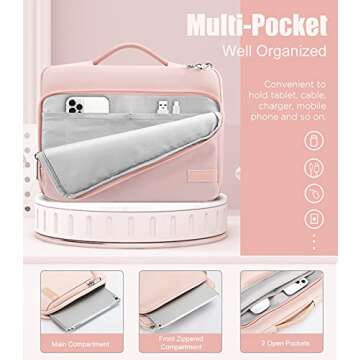 Stylish MoKo Tablet Sleeve for 9-11 Inch Devices