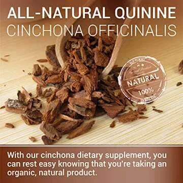 FabLab Quinine Tincture Extract Quinine Dried Bark Herbal Supplement Quinine Immune System Support Cinchona Bark Liquid Drops Alcohol and Gluten Free 2 Fl Oz