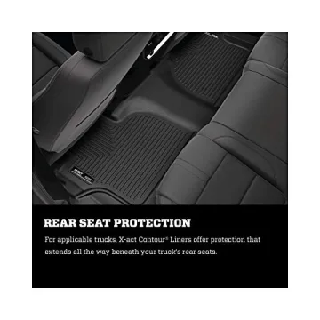 Husky Liners X-act Contour Floor Mats | Fits 2019-2024 Toyota RAV4; 2021-2024 Toyota Venza | Front Row, 2-pc Black - 52811