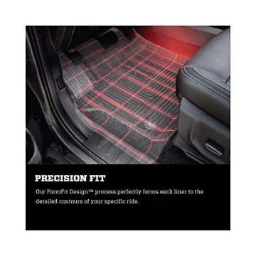 Husky Liners X-act Contour Floor Mats | Fits 2019-2024 Toyota RAV4; 2021-2024 Toyota Venza | Front Row, 2-pc Black - 52811