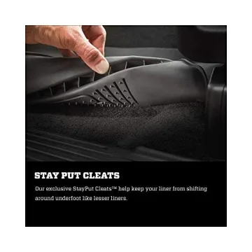 Husky Liners X-act Contour Floor Mats | Fits 2019-2024 Toyota RAV4; 2021-2024 Toyota Venza | Front Row, 2-pc Black - 52811