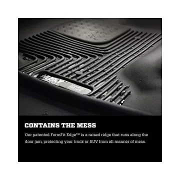 Husky Liners X-act Contour Floor Mats | Fits 2019-2024 Toyota RAV4; 2021-2024 Toyota Venza | Front Row, 2-pc Black - 52811