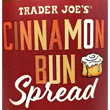 Trader Joe's Cinnamon Bun Spread Pack of 2 Jars
