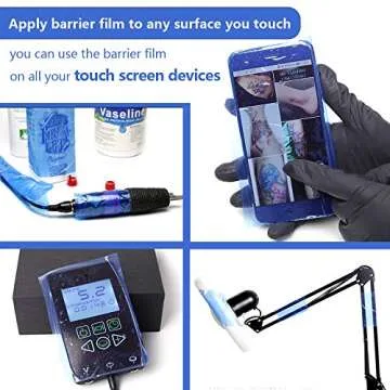 Barrier Film Roll Tape Blue 4x6 1200 Sheets for Professionals