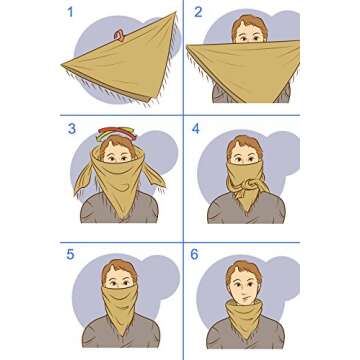 Explore Land Tactical Cotton Shemagh Head Wrap for All