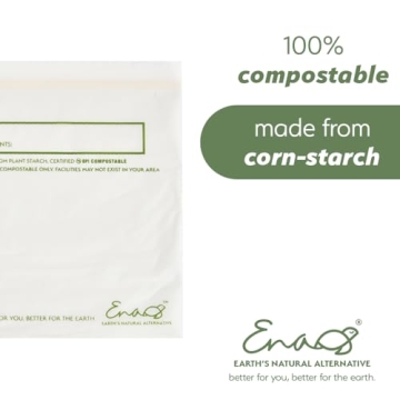 Compostable Food Storage Bags Eco-Friendly 100 Pack