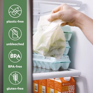 Compostable Food Storage Bags Eco-Friendly 100 Pack